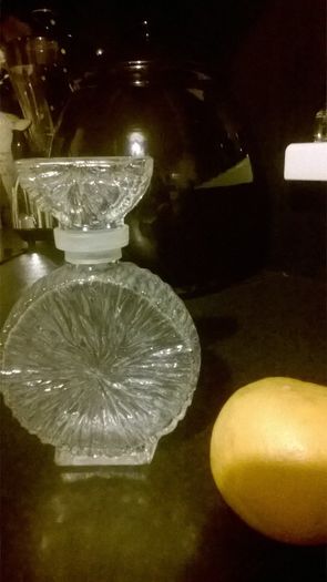 Elaborate Old Glass Bottle