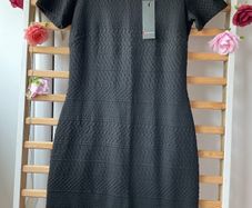 dress Bnwt black street one dress size 12 short sleeve