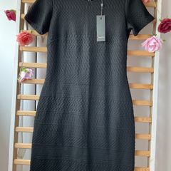 dress Bnwt black street one dress size 12 short sleeve