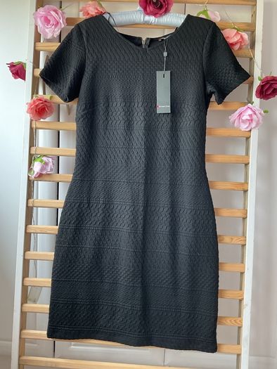 dress Bnwt black street one dress size 12 short sleeve