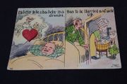 1908 Antique American Cartoon Postcard