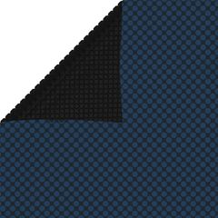 Floating PE Solar Pool Film 800x500 cm Black and Blue