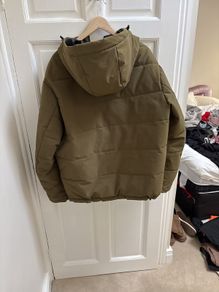 mens padded coat from Zara