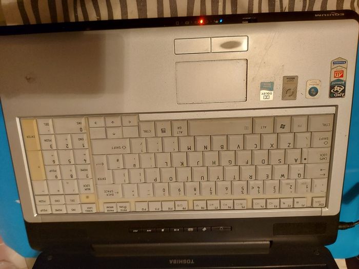 Toshiba Equium P200D-139 Model PSPBNE-004003KS, Windows 7, 2 GB ram, 100GB HDD, Chrome, and VLC for best movie experience