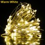 Copper Wire LED String lights USB 10m Warm White Image 2