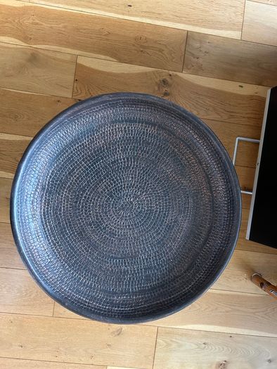 Paul Costelloe Large Bronze Ceramic Plate