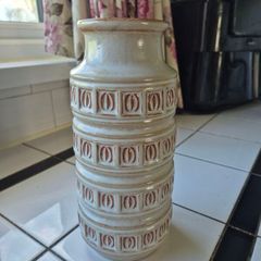 Retro 1970s Vintage Keramik Midcentury West Germany 1970s Scheurich Inka vase 268-23