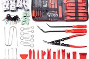 238Pcs Trim Removal Tool Kit, Car Pry Tool Kit Door Panel/Radio/Stereo/Terminal Removal Tool Set, Auto Clip Pliers Fastener Remover Panel Removal Tool Kit, Pry Tool Set with Storage Bag