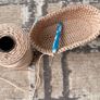 Handmade Crochet Shoulder Bag Beige Image 4