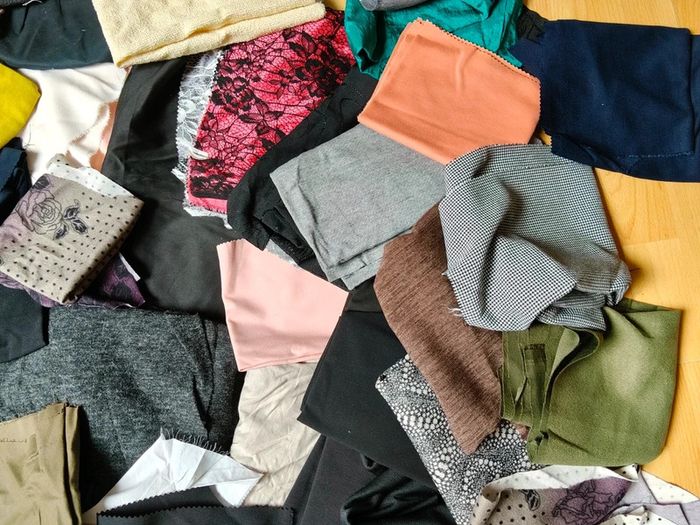 Mixed Fabrics & Jersey Scraps for Sewing & Crafts