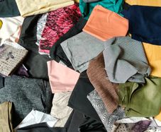 Mixed Fabrics & Jersey Scraps for Sewing & Crafts
