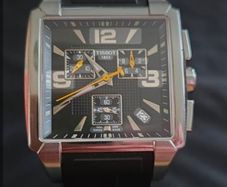 Tissot chronograph Quadrato