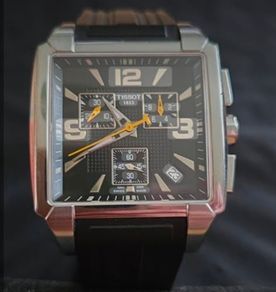 Tissot chronograph Quadrato