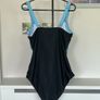 Brand-New Ladies Turquoise & Black Tummy Control Swimsuit. Size UK 16 / EU 44 Image 8