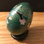 Rare vintage Cloisonne Enamel Egg Image 8