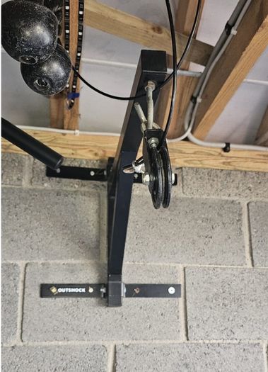 Wall Mounted Pull Up Bar and Punch Bag Bracket