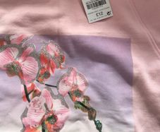 NEXT pink orchid sweatshirt BNWT 158cm 13yrs
