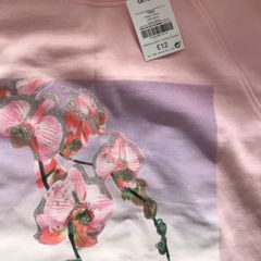 NEXT pink orchid sweatshirt BNWT 158cm 13yrs