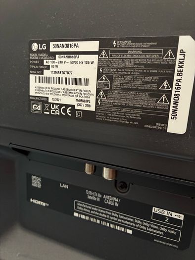 LG NanoCell Smart TV 50 inch