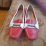 Geox slip on red shoes Image 2