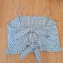 Gingham crop top Image 3