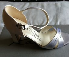 White Satin Shoes