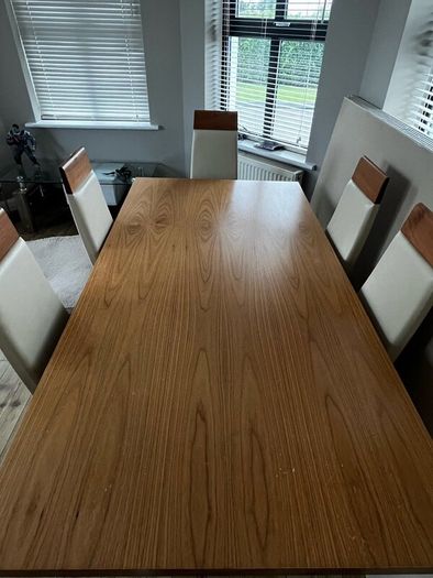 Oak Table and Chairs