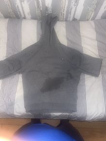 Grey Jordan's jumper