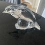 Galway Crystal Glass jumping Dolphin Image 2