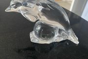 Galway Crystal Glass jumping Dolphin