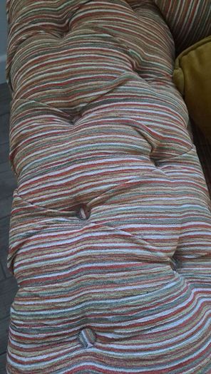 Unique Snuggle Chair and Foot Stool