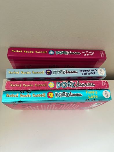 4 Dork Diaries books