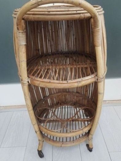 Bamboo Bar Cart