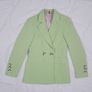 Topshop Pastel Green Double Breasted Tailored Blazer Jacket 6UK/34EU Image 6