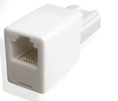 ADSL Adapter RJ11 BT Male to Female Adapter for Telephones