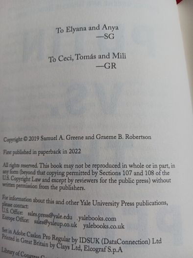 PUTIN VS. THE PEOPLE/ Samuel Greene & Graeme Robertson/2022