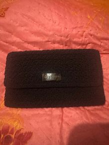Brand new Large  Liz Claiborne black knitted wallet  Postage included