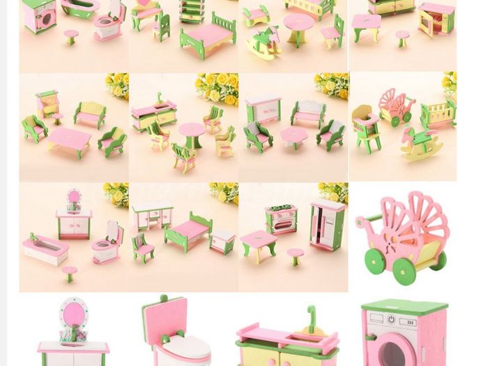Doll House Wooden Furniture