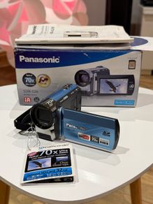 Panasonic SDR-S26 Handheld SD Camcorder - Metallic Blue (Boxed