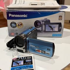 Panasonic SDR-S26 Handheld SD Camcorder - Metallic Blue (Boxed