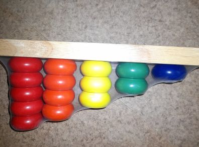 Wooden abacus