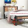 Single Bed Frame with Wood Storage Headboard, Image 3