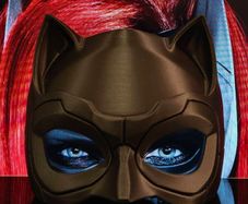 3D Printed Catwoman Mask / Cosplay