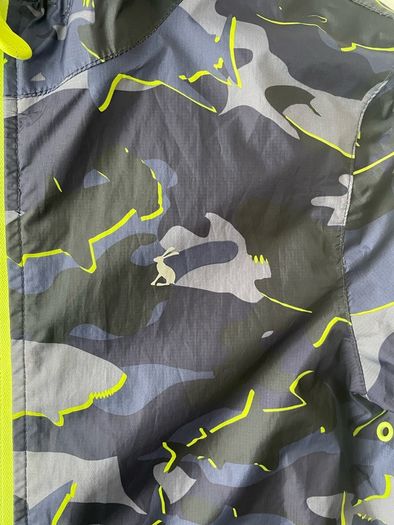 Joules shark print waterproof raincoat packable