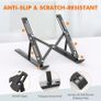GB1054B Black Laptop Stand for Desk, Adjustable Laptop Riser, Portable Laptop Stand with 6 Angle Image 5
