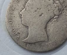 victorian silver coin