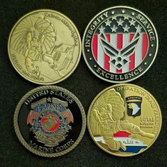 UNITED STATES, military challenge/ commerative coins.
