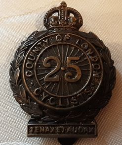 County of London cyclists 25th battalion