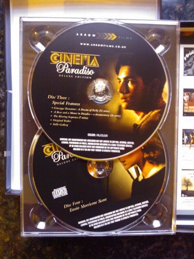 Cinema Paradiso Boxset 3 Dvd+cd Special Edition Directors Cut/theatrical Cut Arrow Video Rare