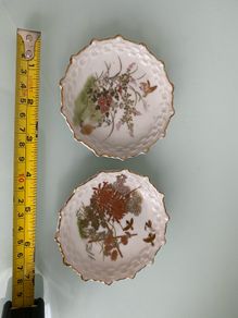 Two Antique Japanese Trinket Dishes